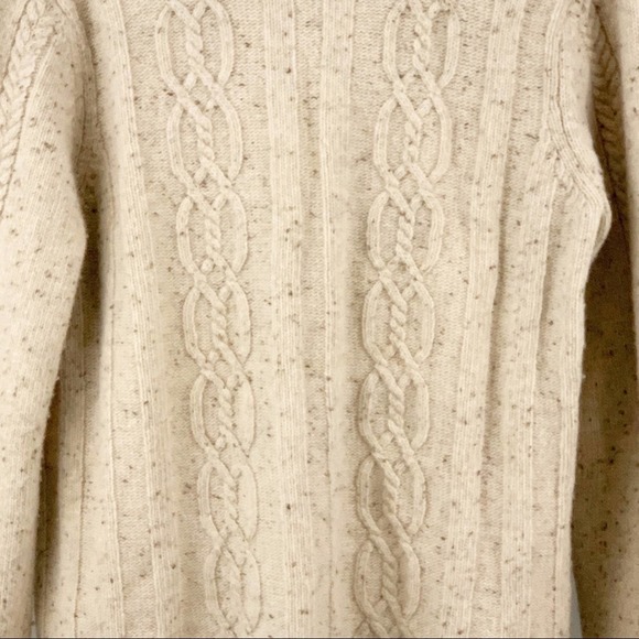 Coldwater Creek Tan Grandpa Sweater Cardigan XL - Picture 7 of 9